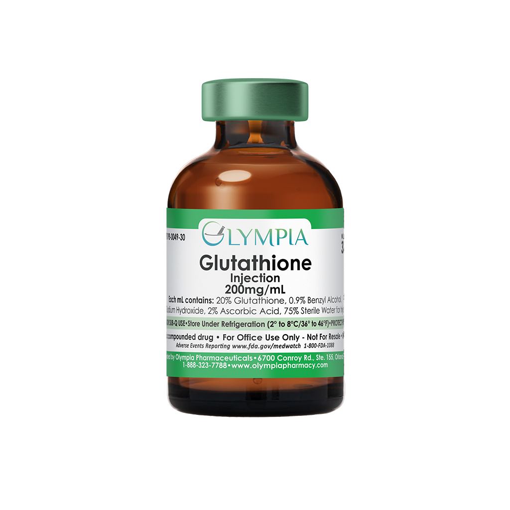 Glutathione wellness injection vial at Eternal MedSpa