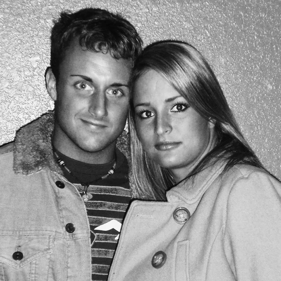 Antje and Jason in April 2007, the first time they met in person