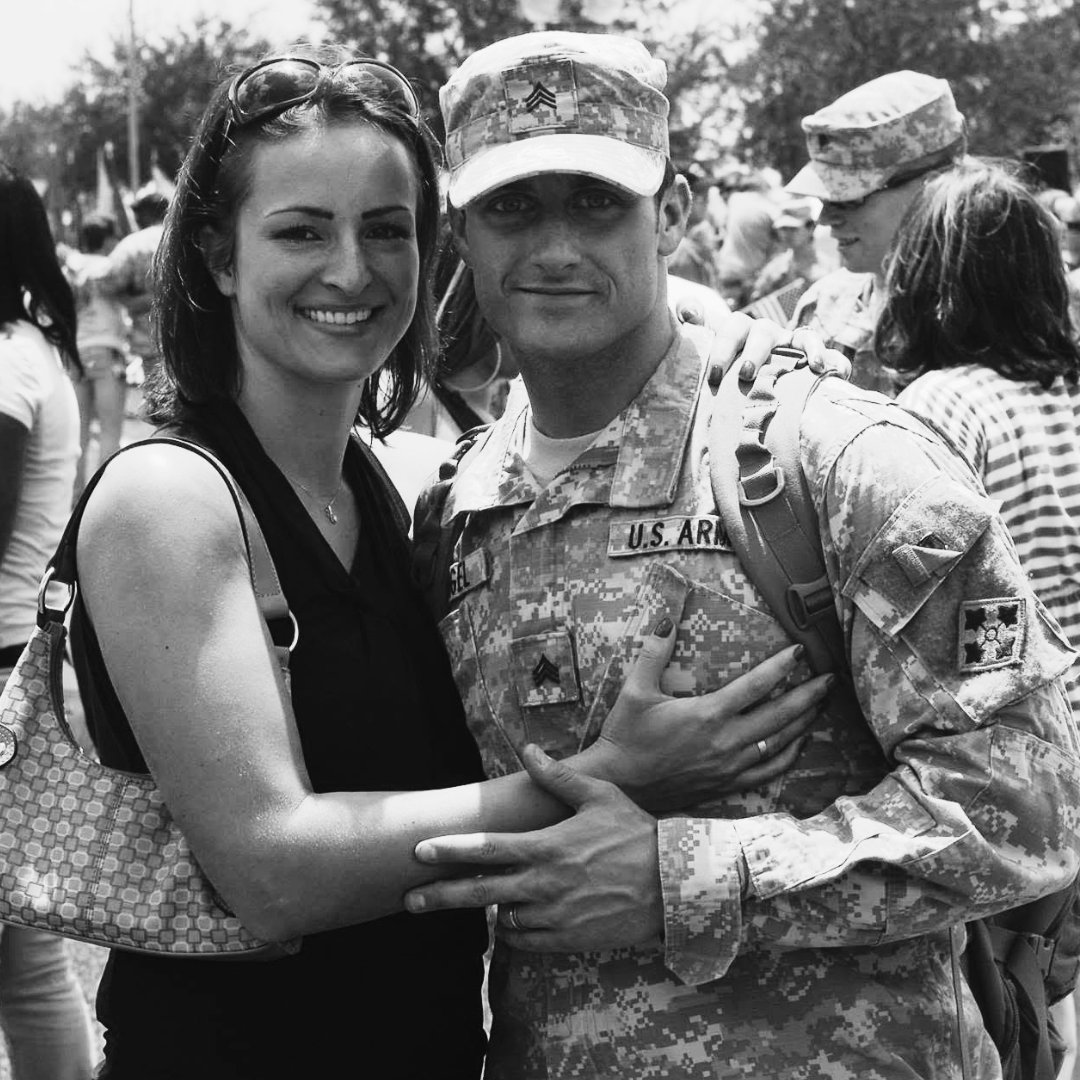 Jason and Antje after his return from Iraq