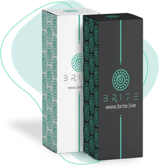 Two BRITE program boxes, for hormone membership in Sarasota and Venice at Eternal MedSpa