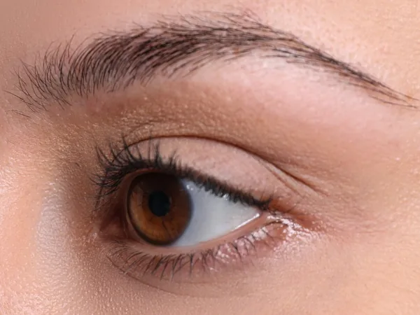 Illustration: a brow before nano brows